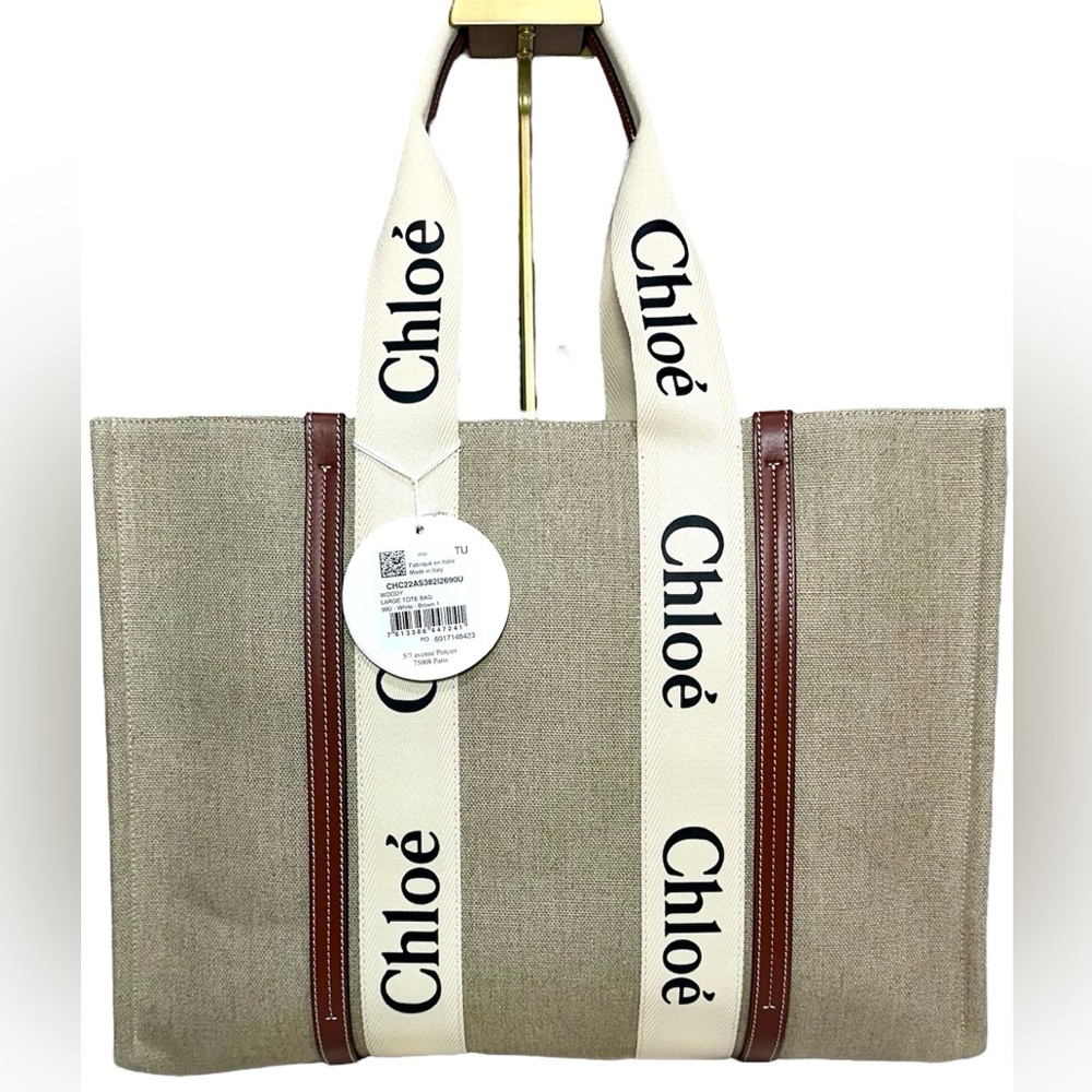 ❌SOLD❌Chloé Woody Large Tote (NWT) + Dustbag - Picture 9 of 10
